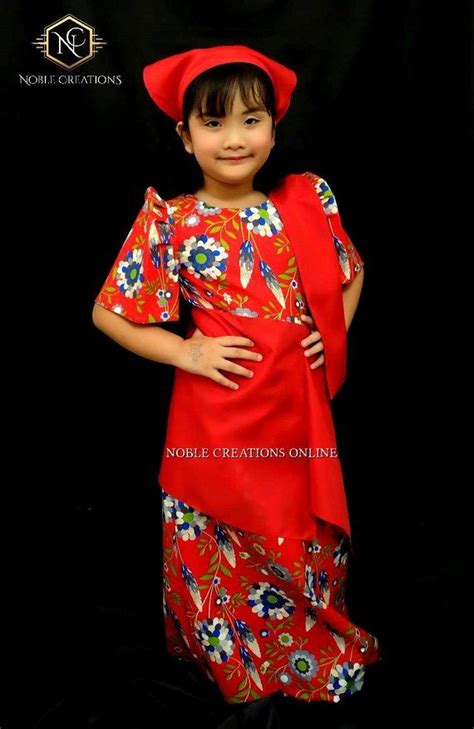 Filipino Kimono Dress With Images Filipiniana Dress Kids Dress