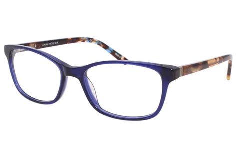 Ann Taylor Tyat325 C02 Women S Eyeglasses Navy Blue Tortoise Optical Frame 54mm