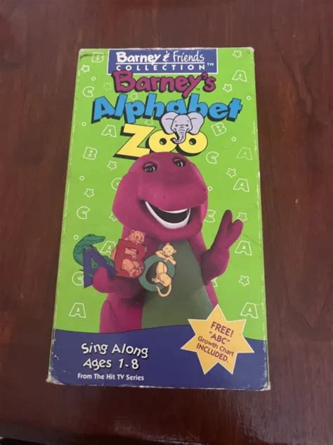 Barneys Alphabet Zoo Vhs Tape 1994 Barney And Friends Collection 5