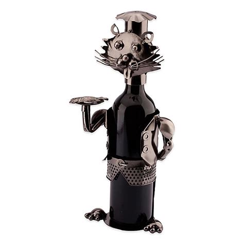 A wonderfully whimsical tribute to the legendary curiosity of the kitten, this decorative wine bottle holder is sure to bring a smile to. Buy Pronto Cat Wine Bottle Holder from Bed Bath & Beyond