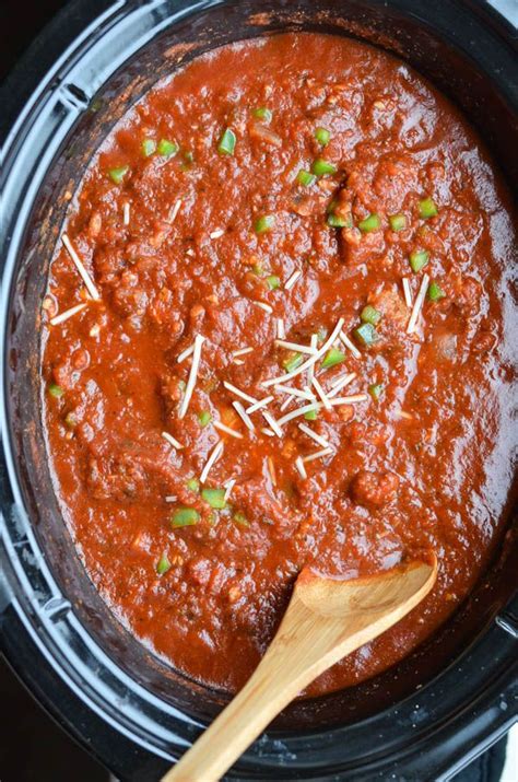 Add beef in a single layer and sauté 2 minutes per side or just until cooked through. Crockpot tomato pasta sauce | Recipe | Homemade italian ...