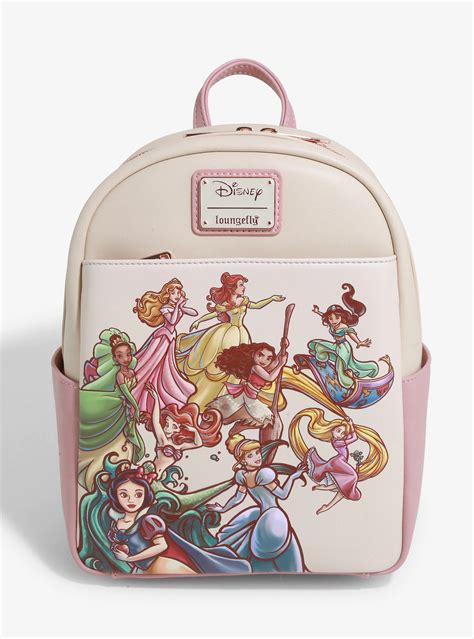 Loungefly New Summer Release Disney Princess Sketch Mini Backpack