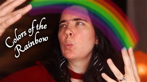 Asmr The Colors Of The Rainbow In Sign Language Asl Youtube