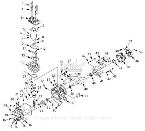 Campbell Hausfeld Hx Parts Diagram For Pump Parts