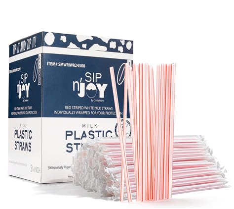 Buy Cocktail Plastic Straws Stirrers Individually Wrapped Paper