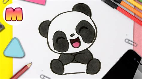 Como Dibujar Un Oso Panda 2 Easy Drawings Dibujos Faciles Dessins