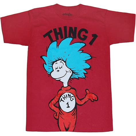 Dr Seuss Thing 1 And Thing 2 T Shirt 6661 Seknovelty