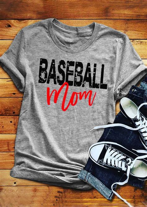 Also set sale alerts and shop exclusive offers only on shopstyle. Baseball Mom O-Neck T-Shirt - Fairyseason