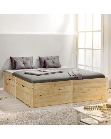 Divano letto futon letto a castello letto ad acqua letto matrimoniale letto matrimoniale con led letto per bambini letto singolo struttura letto. Letto Contenitore Matrimoniale Mark Pino Naturale (con ...