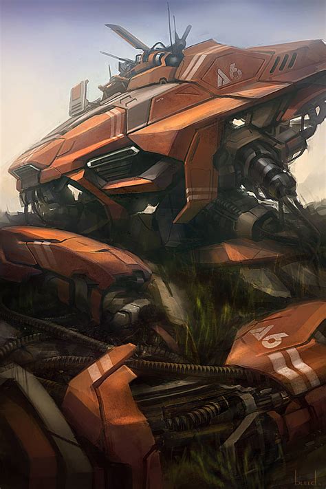 Abandoned Mech 2 By Blee D On Deviantart