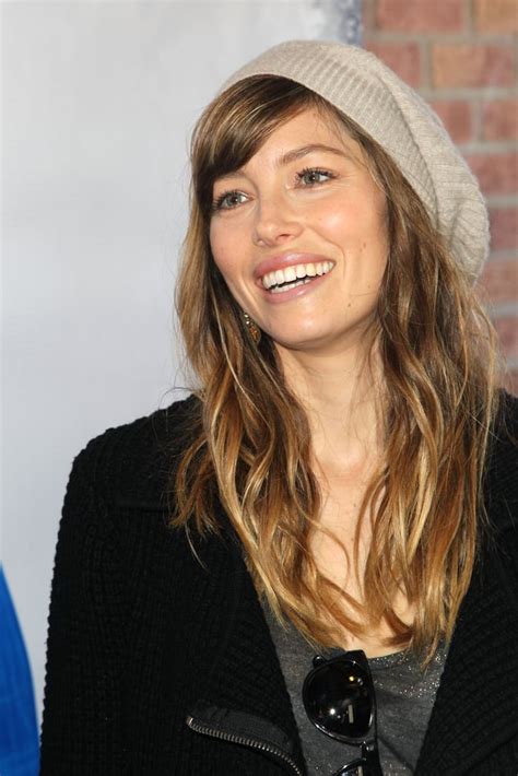 Jessica Biel Trendy Celebrity Bangs For All Face Shapes And Hair