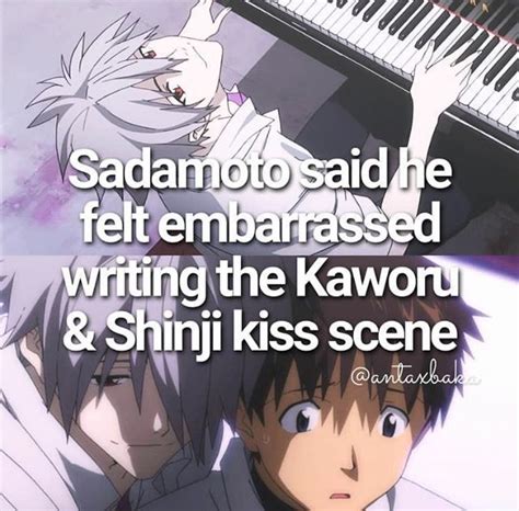 Shinji X Kaworu Kiss Manga Kaworu Kiss Shinji