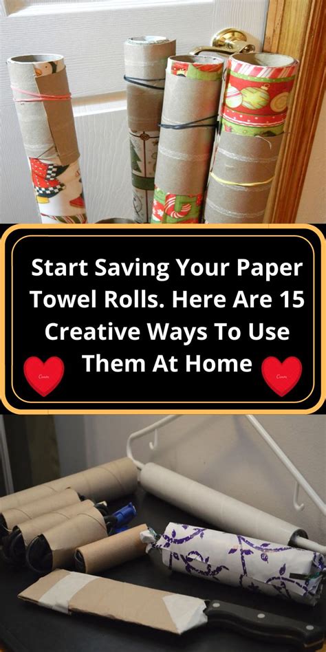 Start Saving Your Paper Towel Rolls Here Are 15 Creative Ways To Use