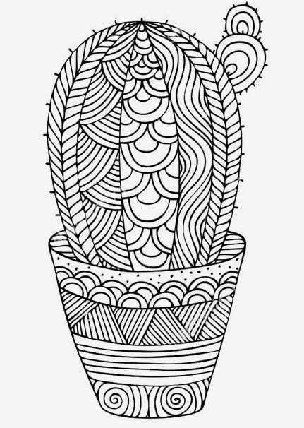 5 printable cactus coloring pages for kids and creative adults, perfect for rainy days as indoor activity or a summer activity. Cacti coloring page | New coloring book page visit us at ...