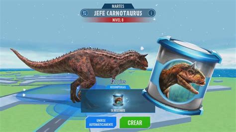 Jurassic World Alive Jefe Carnotaurus Youtube