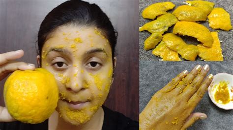 Orange Peel Off Mask For Skin Whitening And Glowing Skinorganic Face