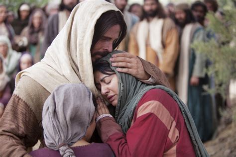 Christ Comforts Mary And Martha