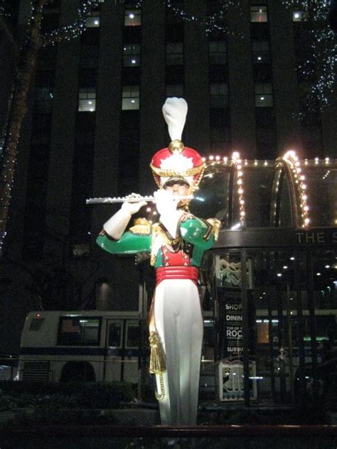 Yearly This Festive Soldier Is Placed In Rockefeller Center For All The