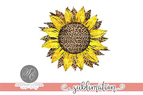 Cheetah Print Sunflower Svg Layered Svg Cut File Download Free Font