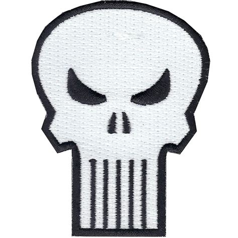 Punisher Skull Iron On Patch