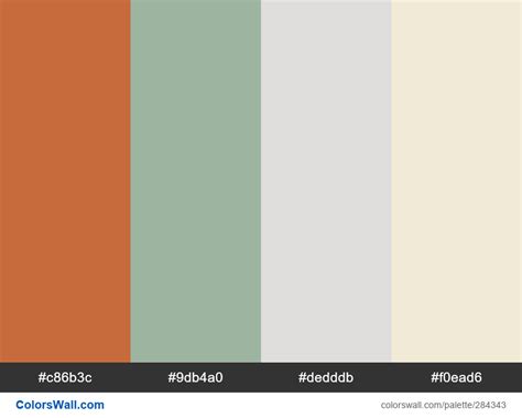 Apricot Orange Copper Patina And Spatial White Eggshell Colors