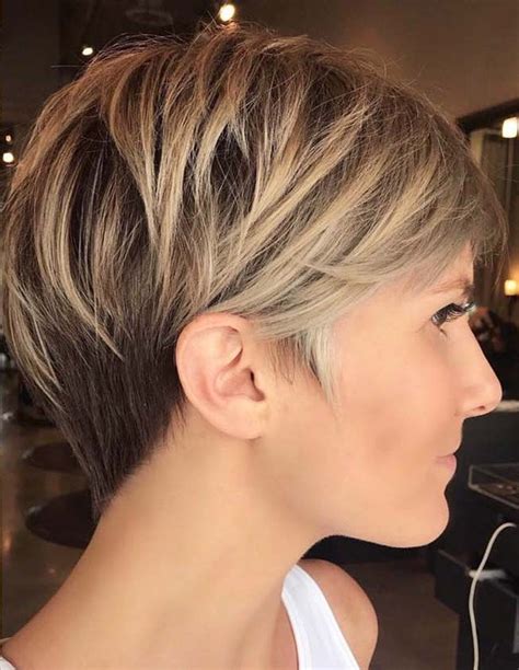 The disheveled gray pixie looks amazing on thick hair because it oozes the ease and beauty of short hair that doesn't involve difficult styling. Short Straight Hairstyles for Older Ladies 2021 | Short ...