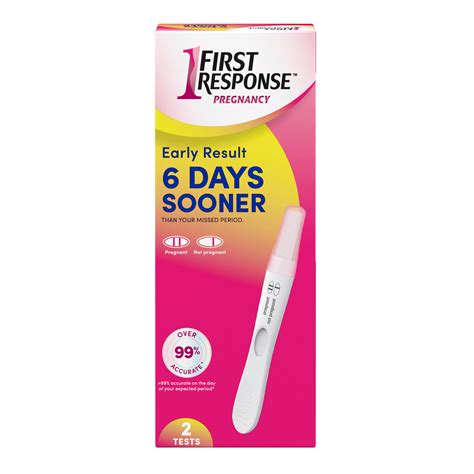 First Response Early Result Pregnancy Test 2 Pack Packaging And Test Design May Vary