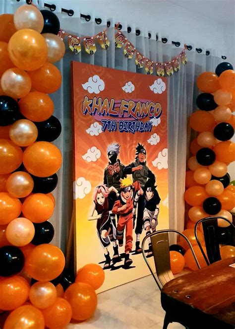 Naruto Birthday Party Backdrop