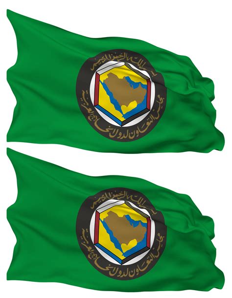 cooperation council for the arab states of the gulf gulf cooperation council gcc flag waves