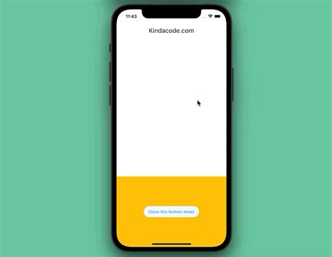 Flutter Bottom Sheet Tutorial And Examples Kindacode
