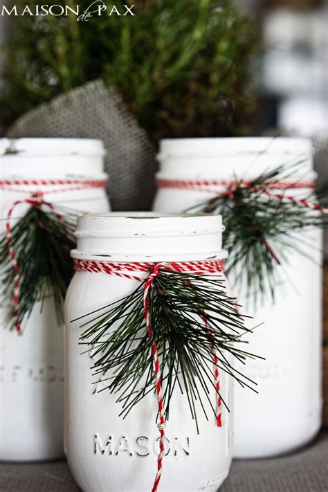 Fill them with red berries and pine sprigs for instant holiday decorations (and these also make great. Mason Jar Christmas Decorating Ideas - Clean and Scentsible