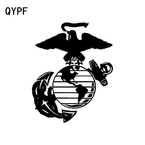 Qypf 161cm20cm Personality Us Marines Eagle Globe Anchor Vinyl Decal
