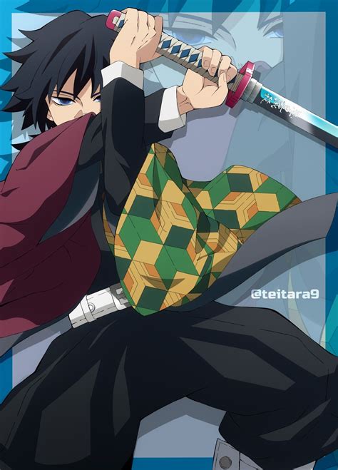 Giyu Tomioka 11th Water Breathing Form Kimetsu No Yaiba Demon Slayer Images