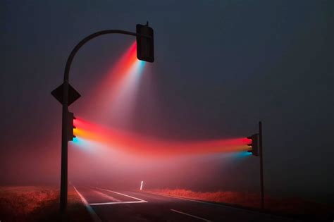 Let me fall apart 3. Amazing Road Signal LED Light Display Art - XciteFun.net