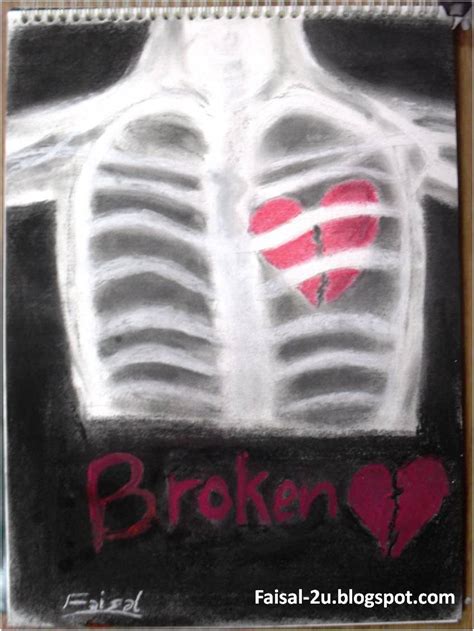 صور بروفايل طالع من قلب مجروح : خرابيش فيصل: •رسمتي: broken heart•قلب مكسور