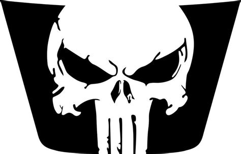 Punisher Skull Hood Graphic Decal For 2014 2015 2016 2017 2018 Etsy
