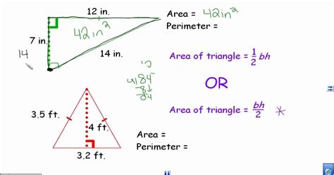 Formule Di Geometria Del Triangolo - Formula Area Triangle - Math Formulas