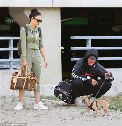 Johnny Manziel Picks Up Wife Bre Tiesi As She Arrives In Canada Daily Mail Online