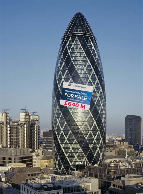 Iconic Gherkin Goes On Sale For £640 Million The House