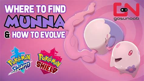 Where To Find Munna How To Evolve Into Musharna Pokemon Sword And