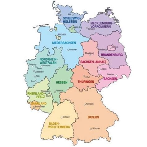 Deutschland besteht derzeit aus 16 bundesländern, die im gesamten die bundesrepublik bilden. Best 20+ Die bundesländer ideas on Pinterest | Deutschland ...