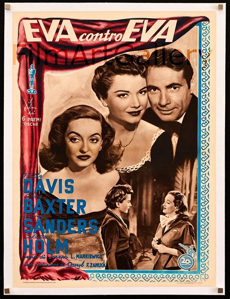 All About Eve Movie Poster 1951 Film Art Gallery