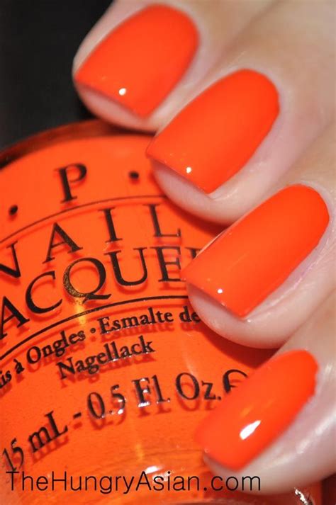 Opi Nail Polish Colors Opi Gel Nails Orange Nail Polish Orange Nails Nail Manicure Makeup
