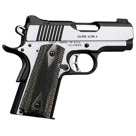 Kimber Eclipse Ultra Ii 45 Auto Acp 3in Stainless Pistol 71 Rounds