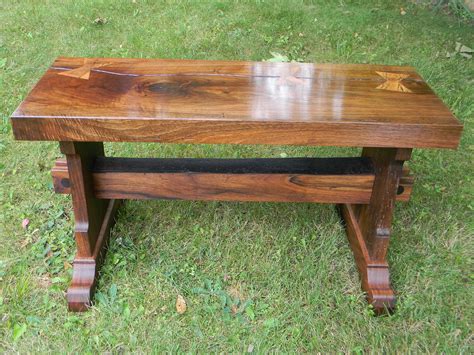 X trestle coffee table $ 0.00. Oakenheart Woodcraft: French Walnut Trestle Coffee Table
