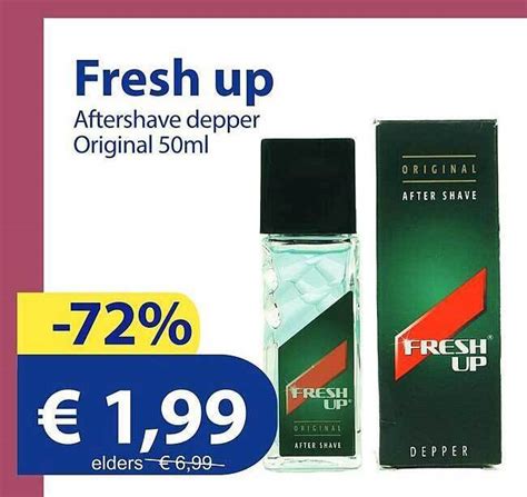 Fresh Up Aftershave Depper Original 50ml Aanbieding Bij Die Grenze