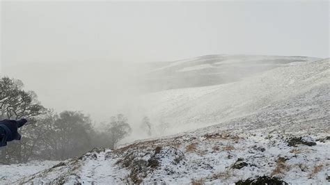 Snow Twister In Glen Tilt Scotland Youtube