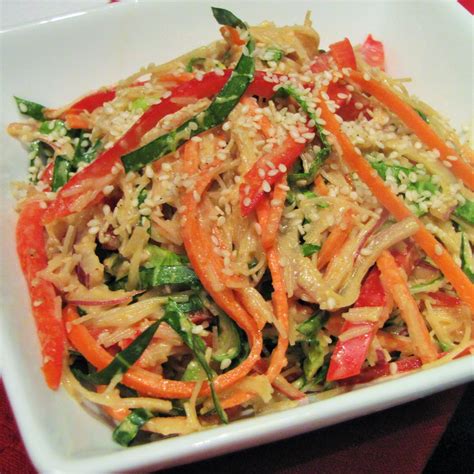 Ready Health Go Glass Noodle Salad With Sesame Dressing