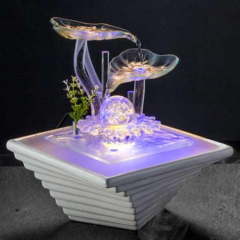 You also need to put the camera in manual mode by pressing the m button on the camera. Tabletop Feature Water Lily Fountain Waterfall Cascade Indoor Decoration Aquarium Humidifier ...