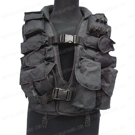 Tactical Airsoft Sas Paintball Hunting Assault Vest Bk For 1679